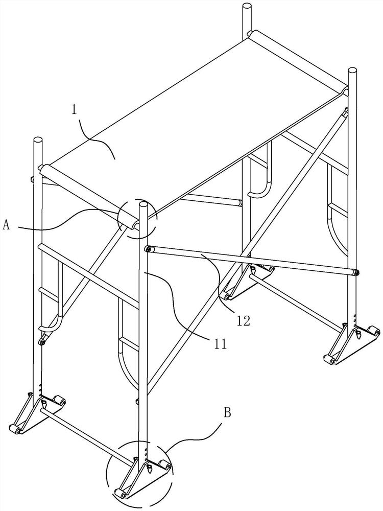 A stable scaffolding for decoration