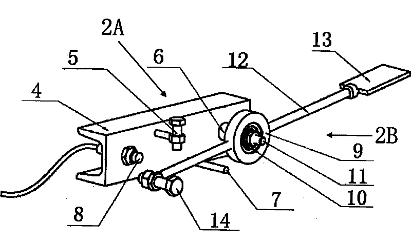A strip position detection device for water cooling section