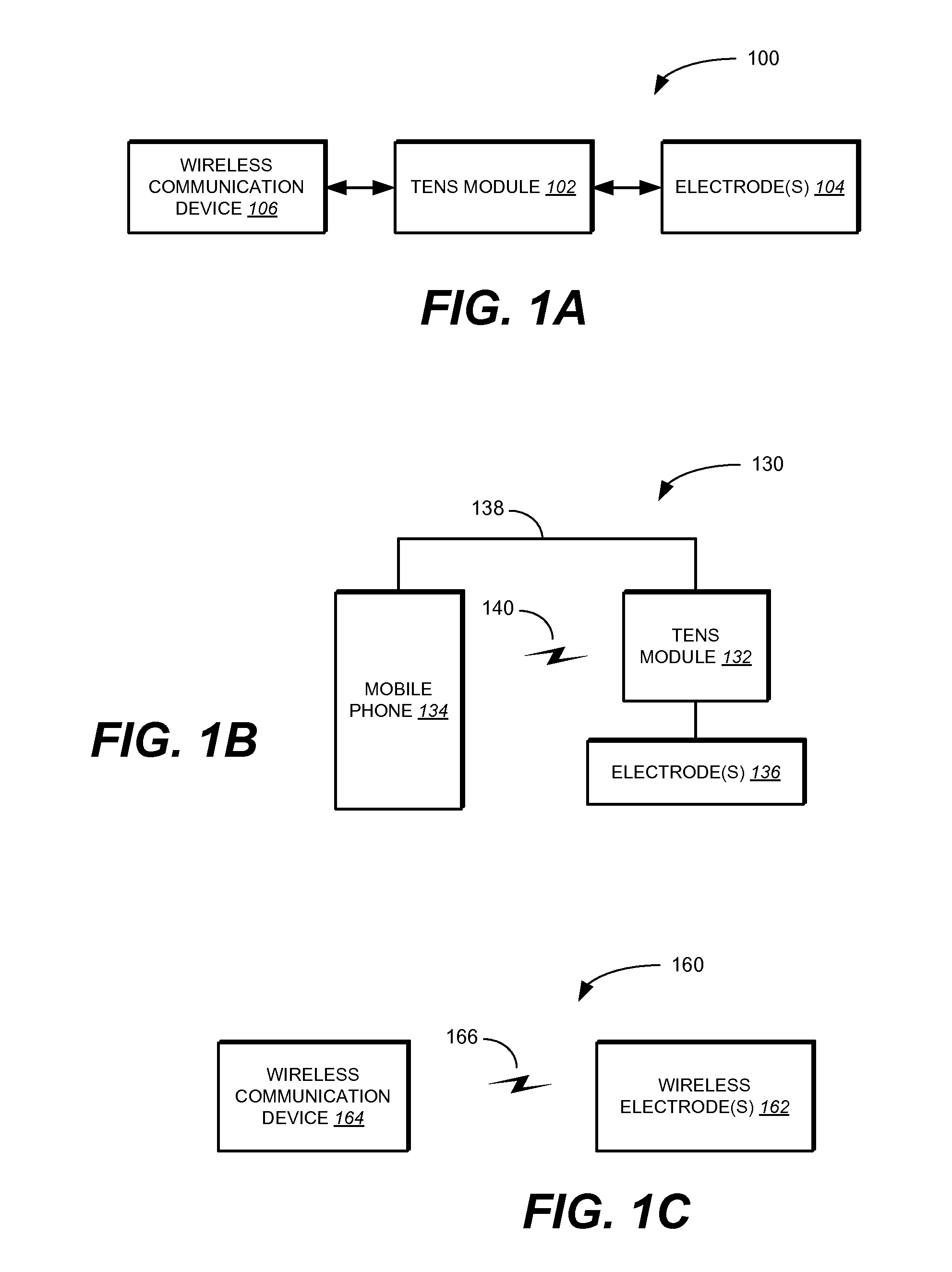 Wireless delivery of transcutaneaous electrical nerve stimulation (TENS) treatments