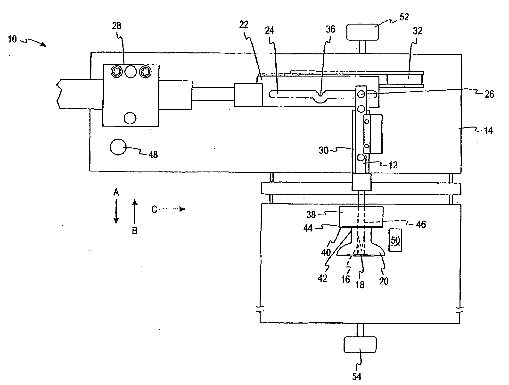 Single Puncture Lancing Fixture with Depth Adjustment and Control of Contact Force