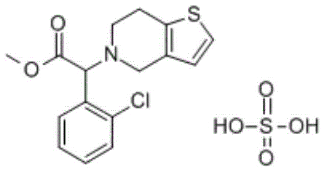 A kind of clopidogrel bisulfate aspirin tablet pharmaceutical composition and preparation method thereof