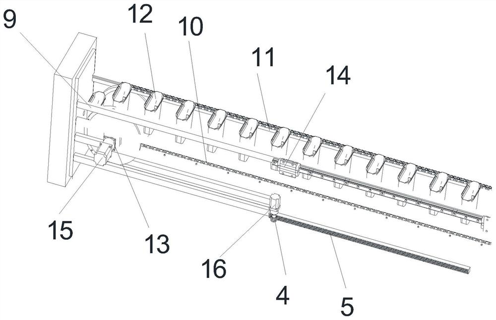 Servo chain conveyor belt based on blood station intelligent cold storage application