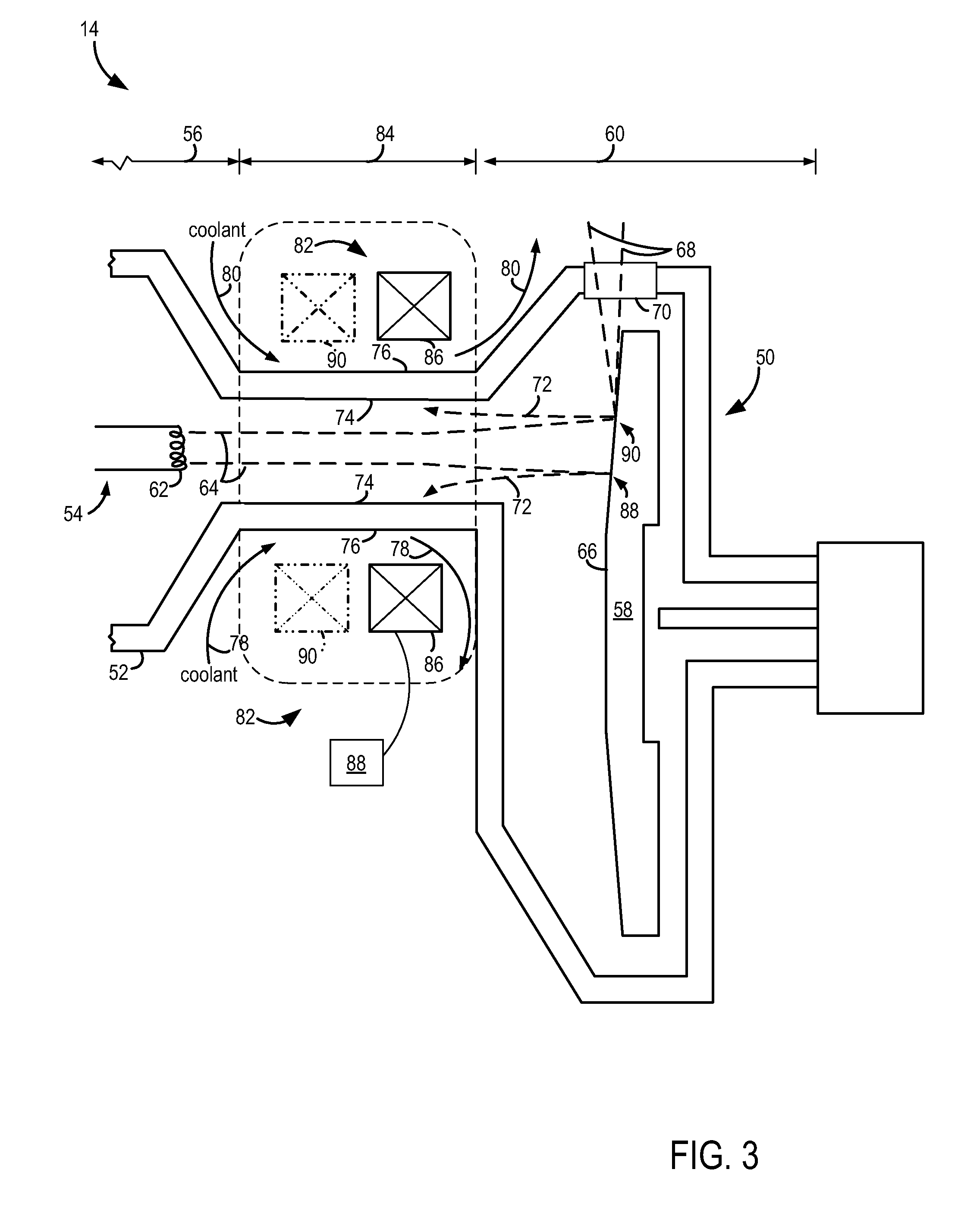Apparatus and method for improved transient response in an electromagnetically controlled x-ray tube