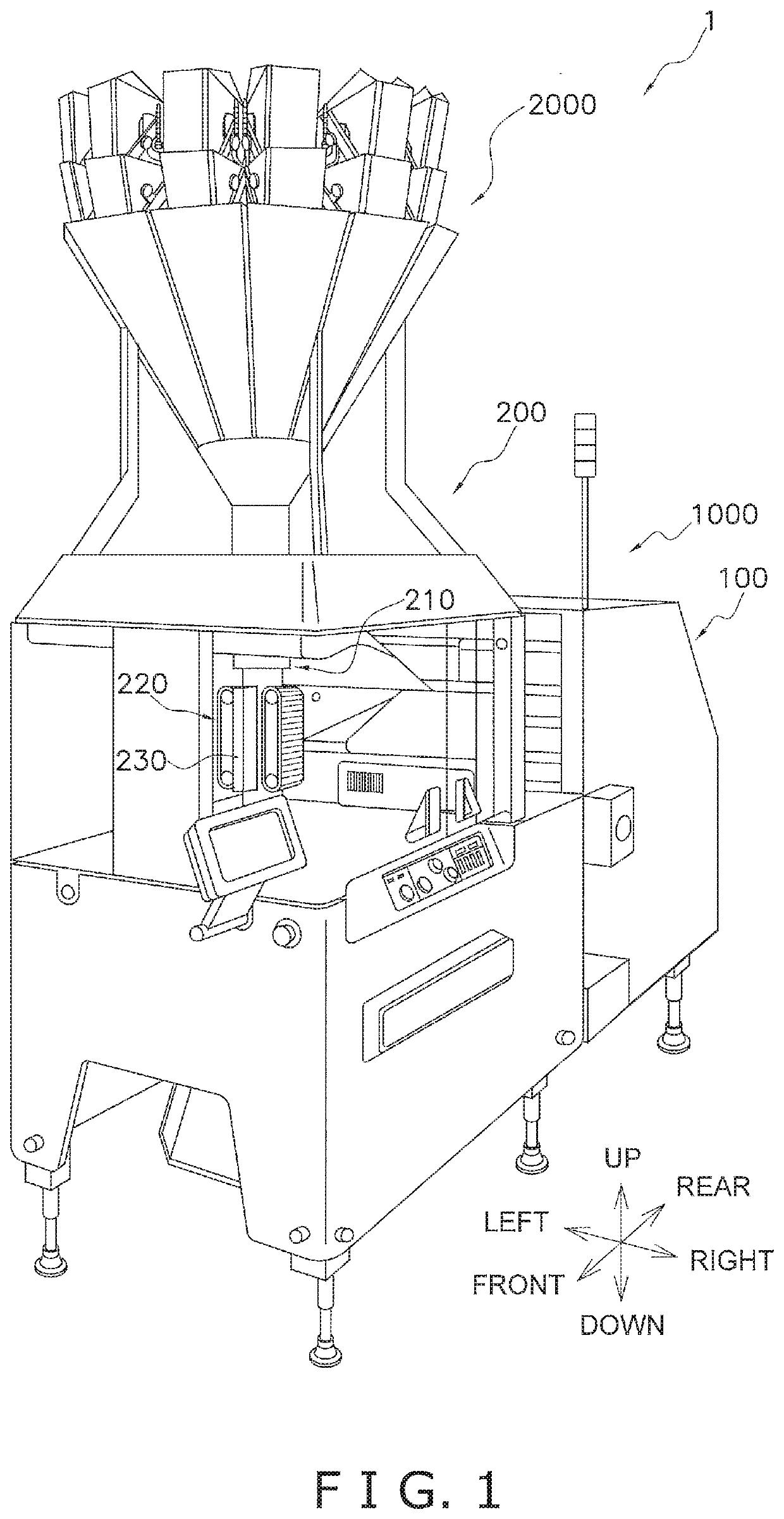 Bag-making and packaging machine