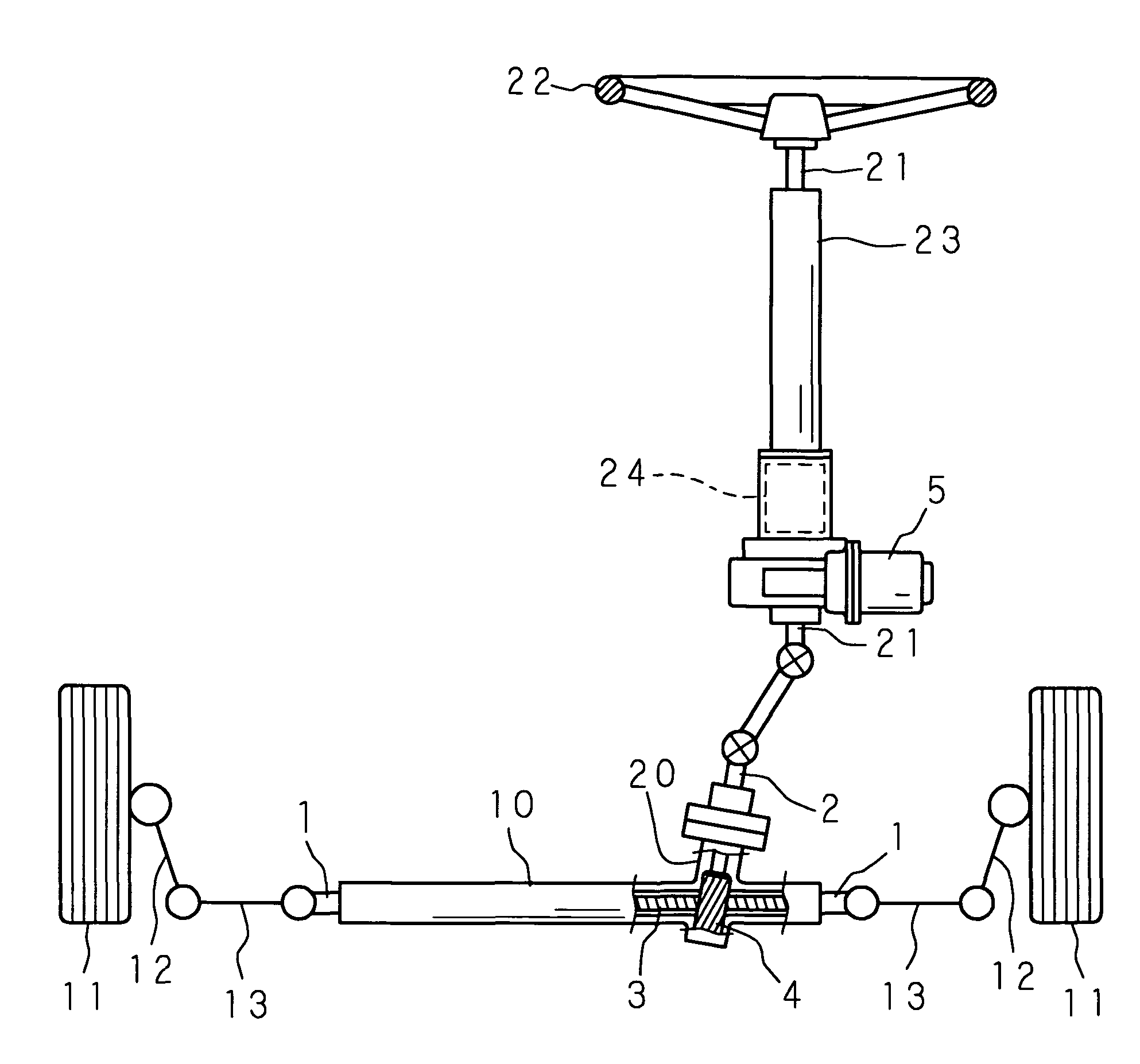 Rack-and-pinion steering apparatus