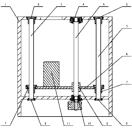 High-precision lifting mechanism with large bearing capacity