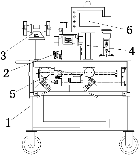 Intelligent steel cord butt welding machine and working method thereof