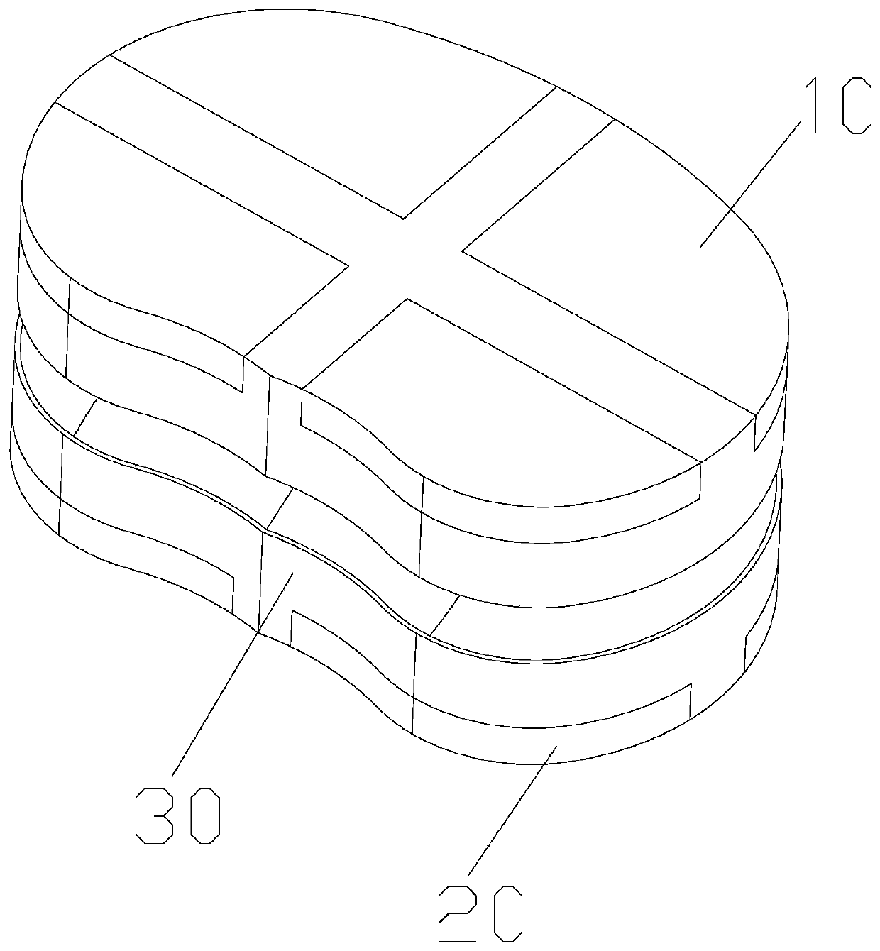 Flexible artificial intervertebral disc