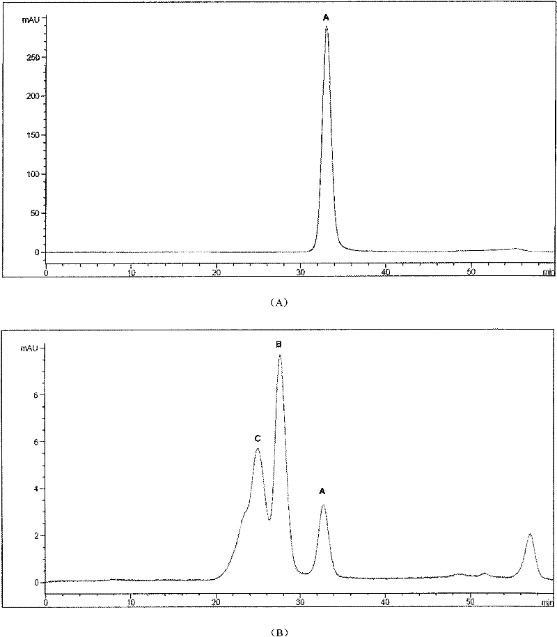 Polyethylene glycol dog source urate oxidase analogue, and preparation method and applications thereof