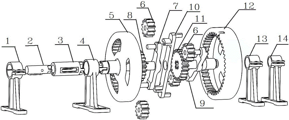 Teaching model of automobile automatic transmission
