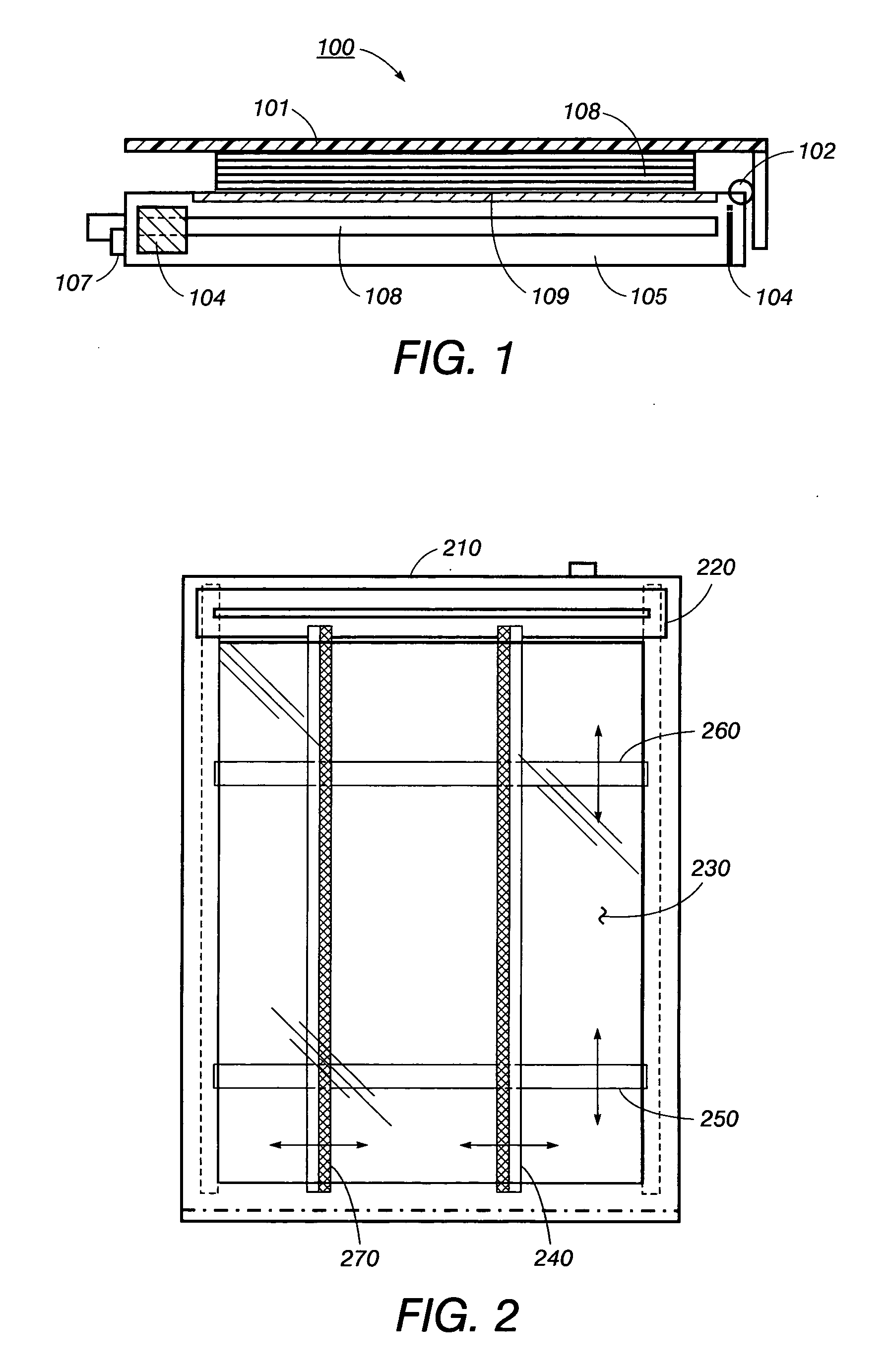 Adjustable bounding box for transparent scanner