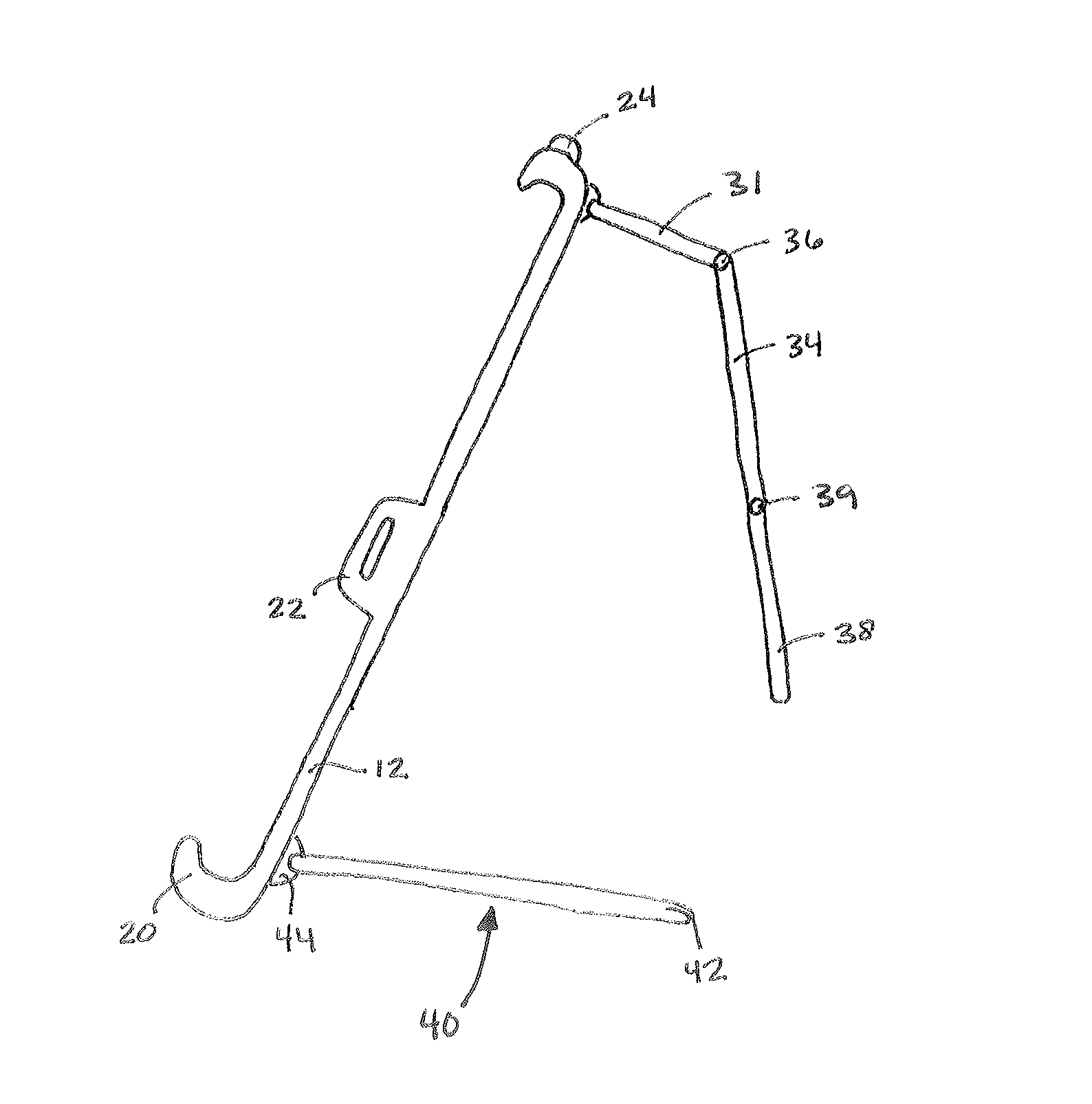 Holder for portable electronic device