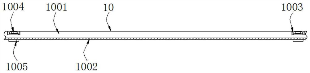 Device for reducing friction coefficient of sliding plate