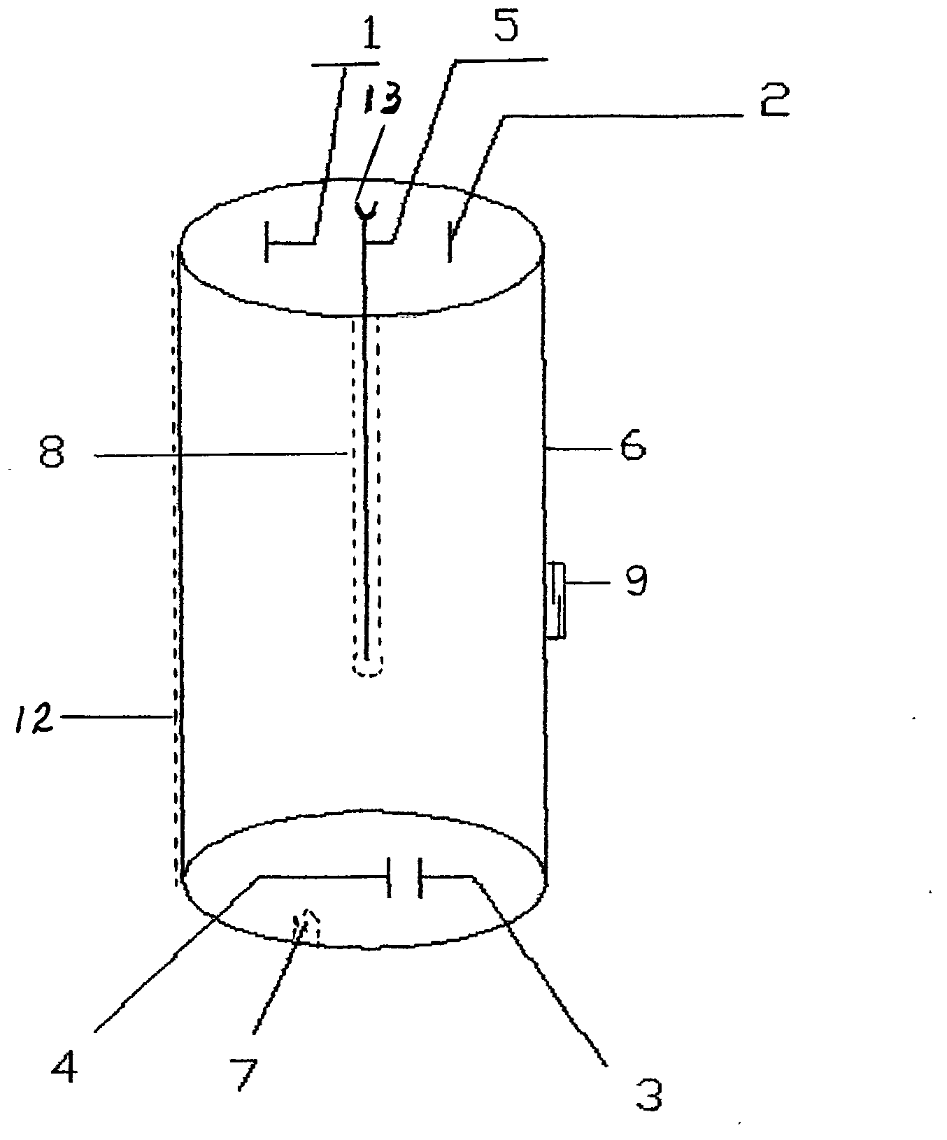 Instantaneous-heating type electric heater with heat energy secondary recycling