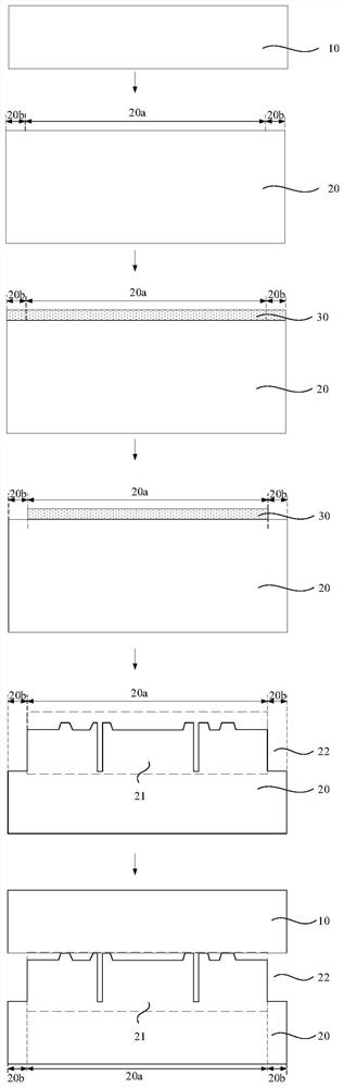 Wafer pattern etching method, film resonator assembly and preparation method
