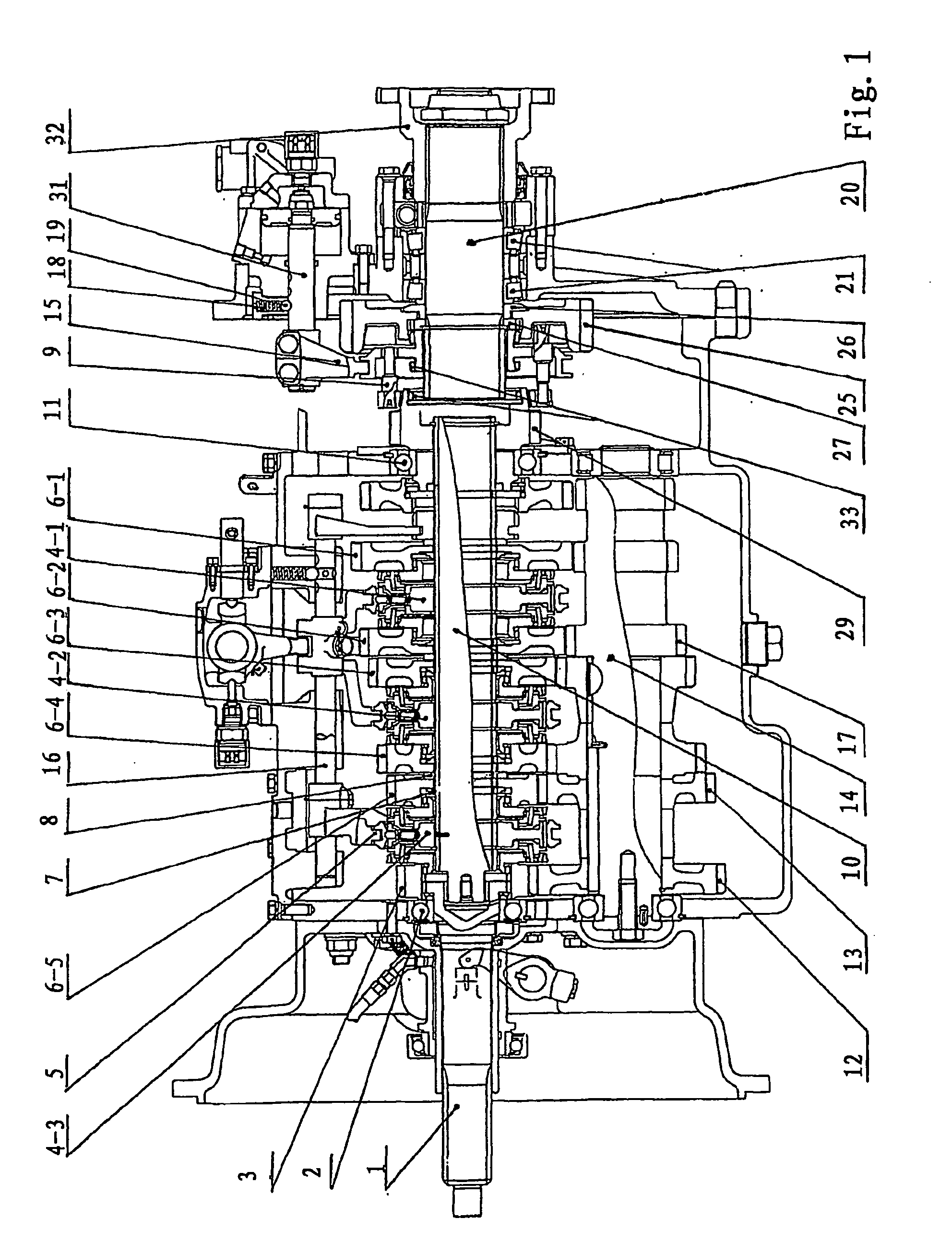 Main-Box-and-Auxiliary-Box -Structural Twin-Countershaft Twelve-Speed Transmission