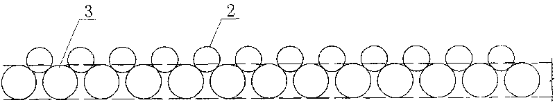Construction method for forming pile wall type retaining wall