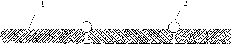 Construction method for forming pile wall type retaining wall
