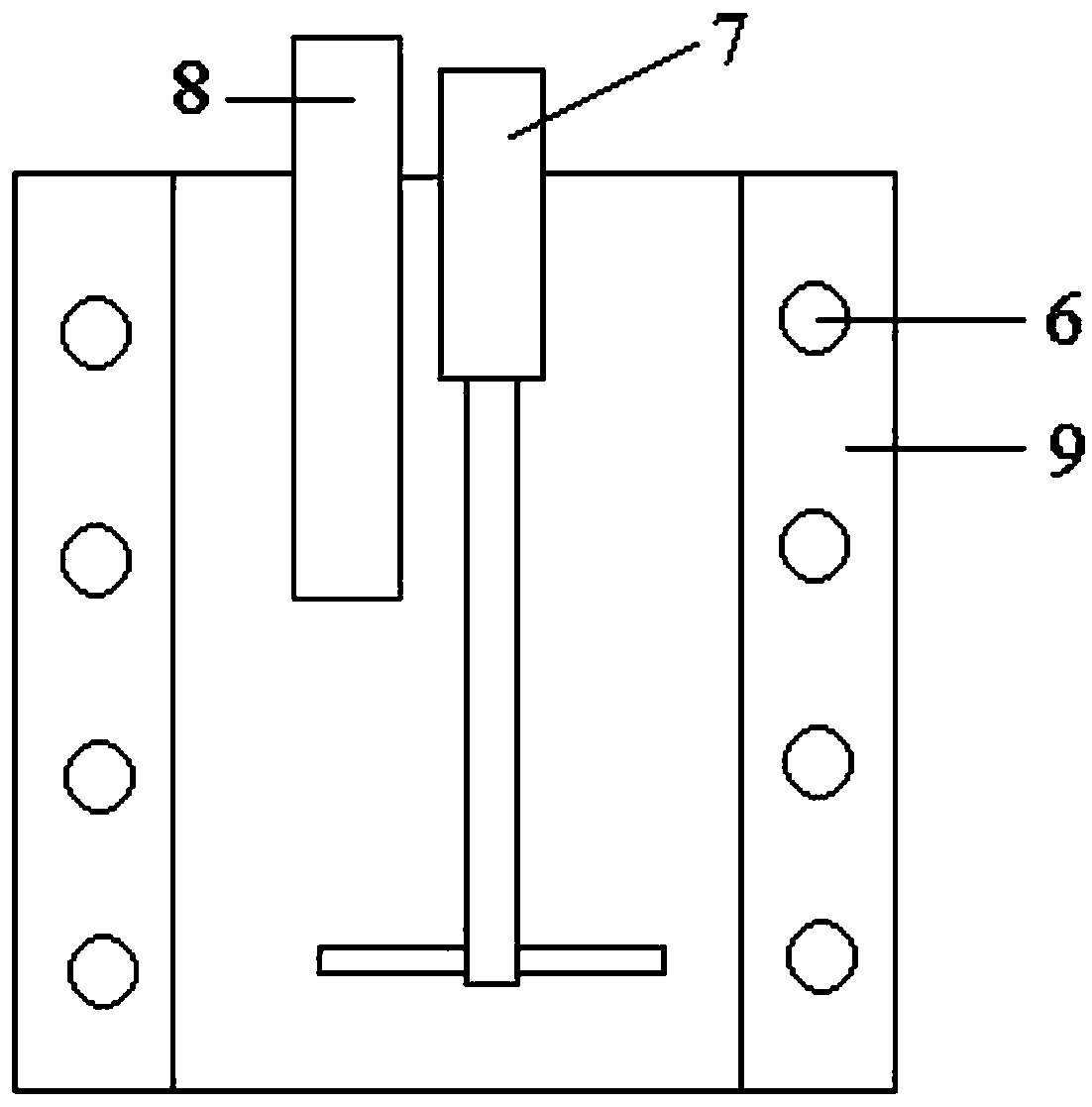 Preparation method of nano silicon dioxide/ferroferric oxide magnetic radiographic particle enhanced biological magnesium-based composite material