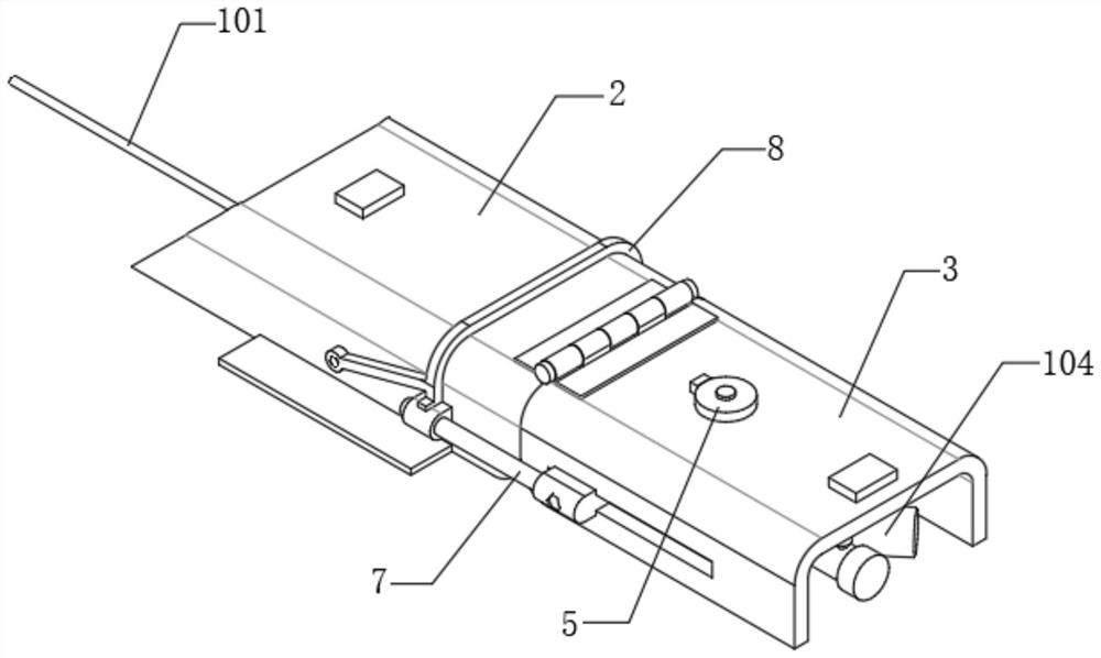 Remaining needle anti-pressing nursing device