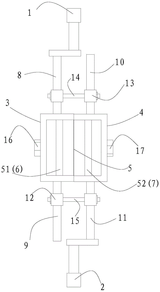 Clamp and method for detecting mechanical property of rolled composite material thermal simulation test sample