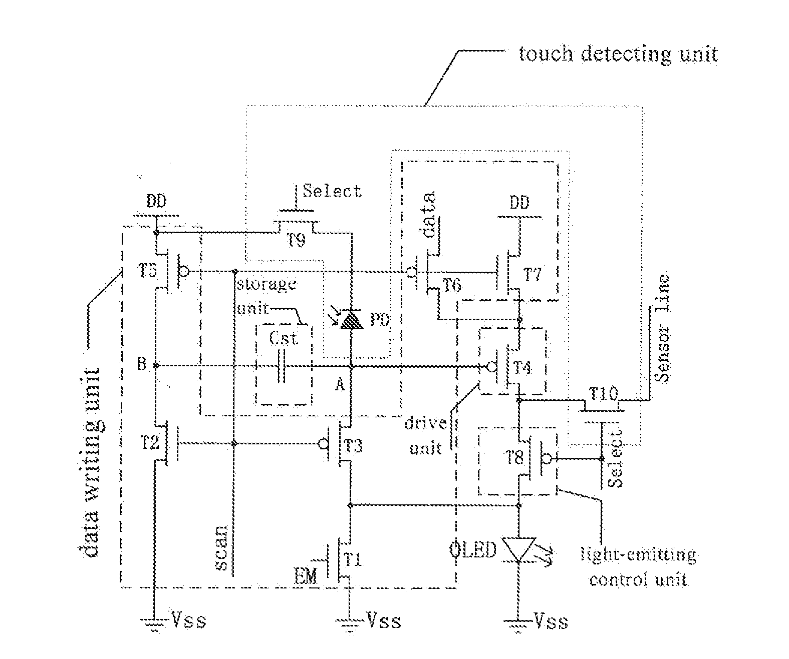 Organic Light-Emitting Diode Pixel Circuit, Drive Method Thereof, and Display Device