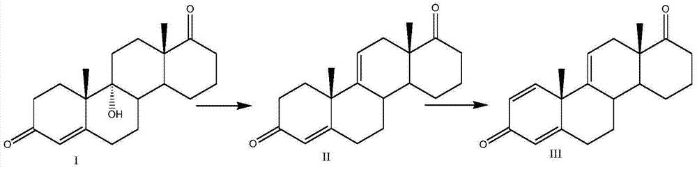 Preparation method of 1,4,9(11)-triene-androst-3,17-dione