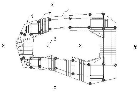 Measuring and processing system for adjusting overall lifting synchronism of steel structure