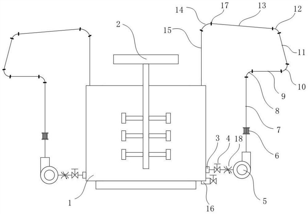 Test device and test method for wear test of filling slurry conveying pipeline
