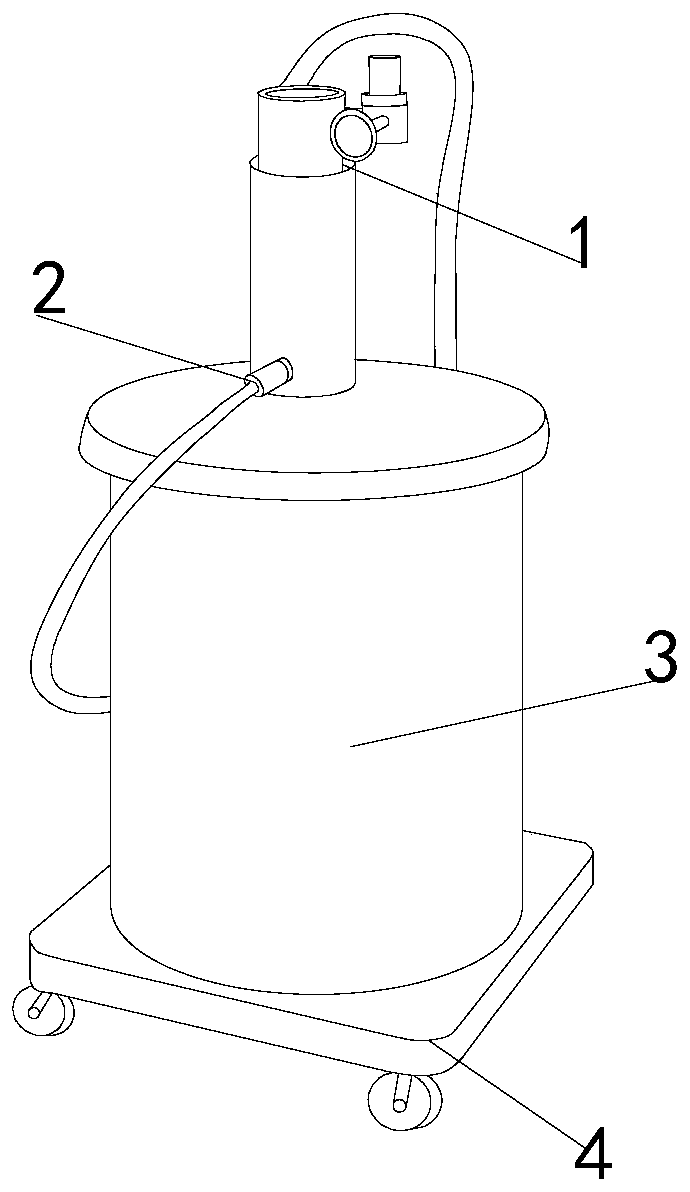 Construction machinery lubricant filling machine