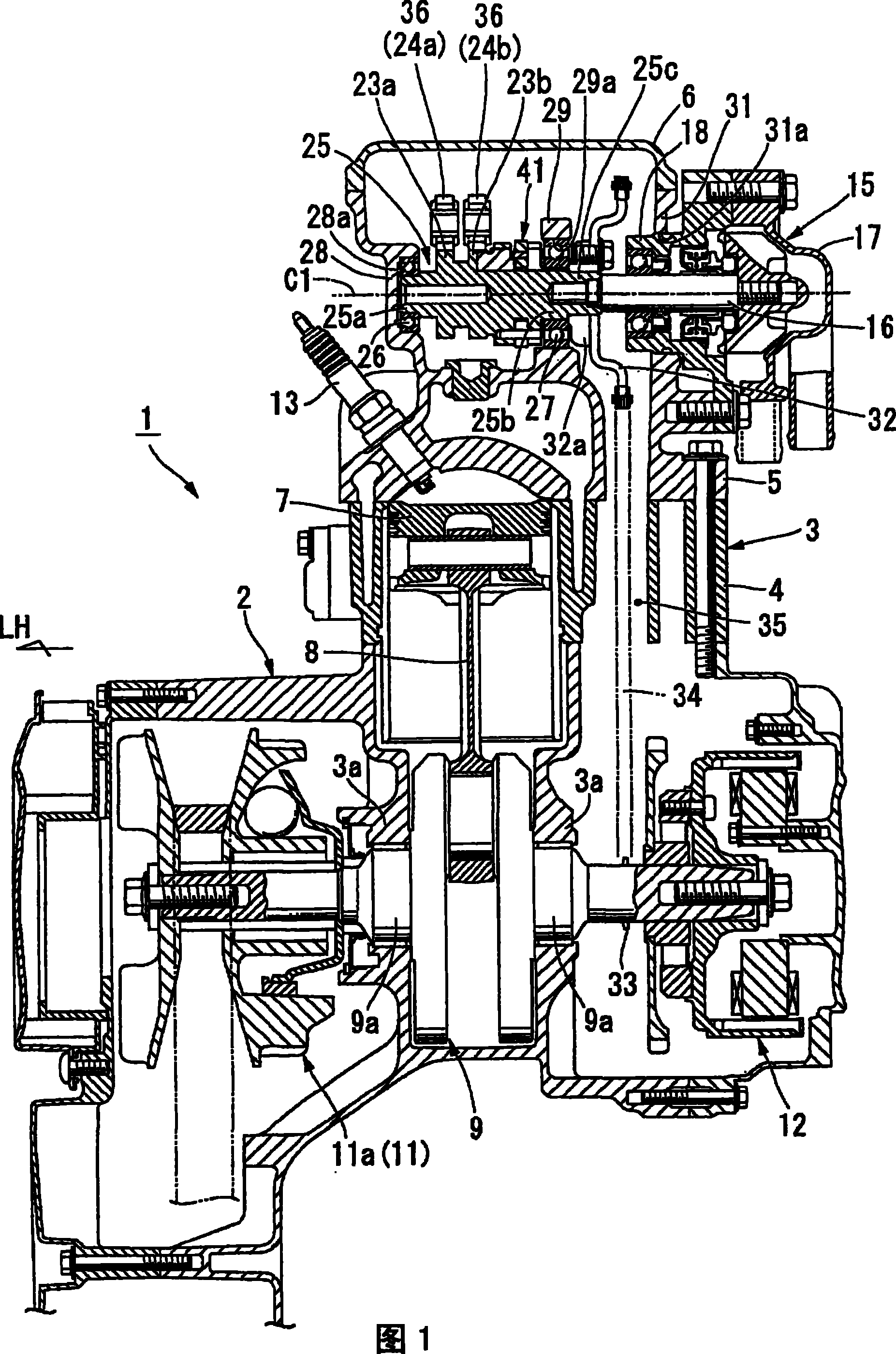 Engine with decompression device