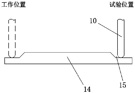 A high-voltage circuit breaker push-on closing locking device