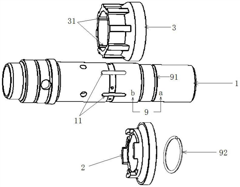 Air cylinder assembly for electric hammer