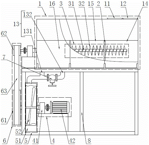 Energy-saving quick lime slaking device