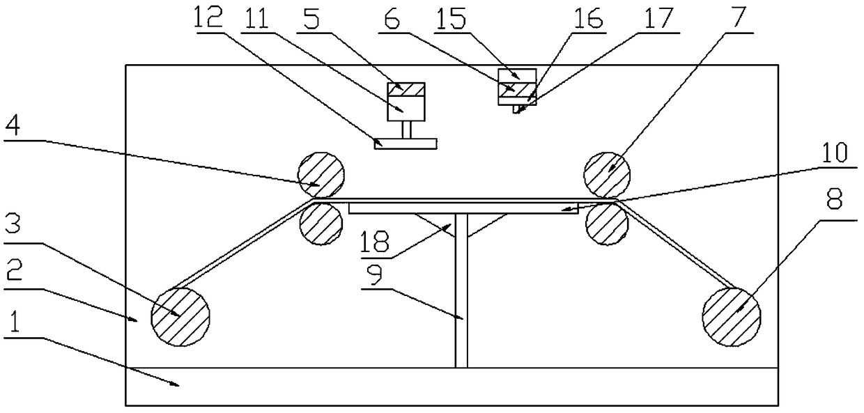 Cloth automatic pressing ironing mechanism used for clothes production