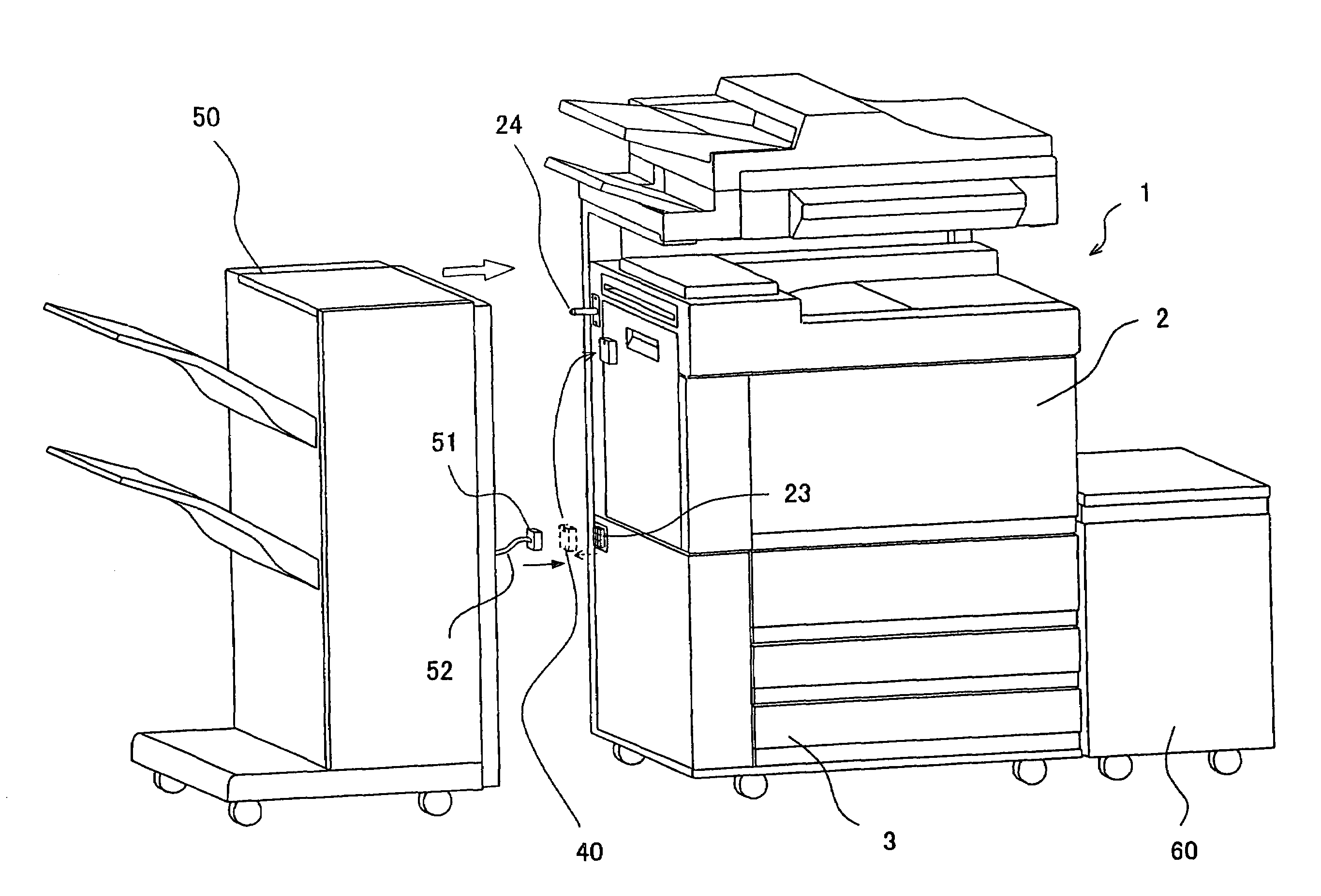 External cover, and image forming device and control system including the same