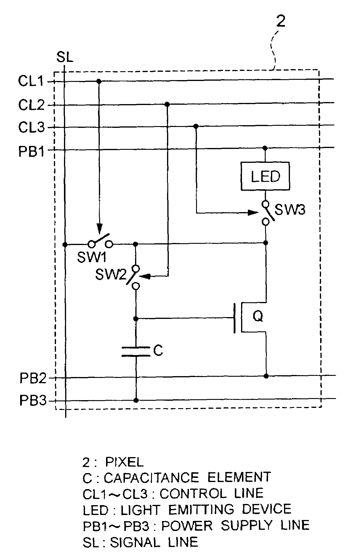 Current load device and method for driving the same