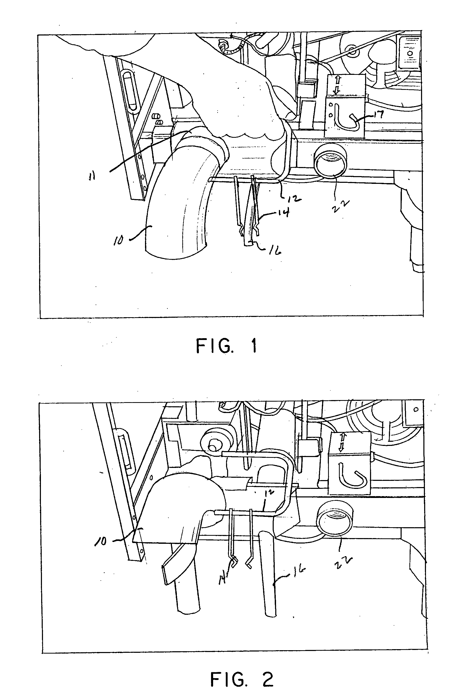 Filter system for a deep fat fryer