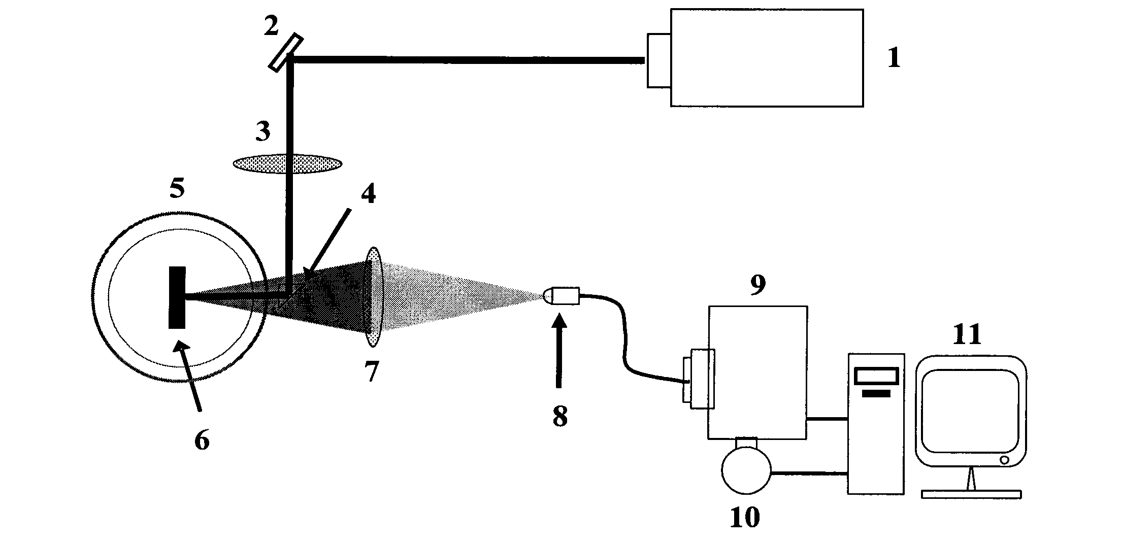 Method and device for generating electriferous excitors in quantum well by undoped photo excitation