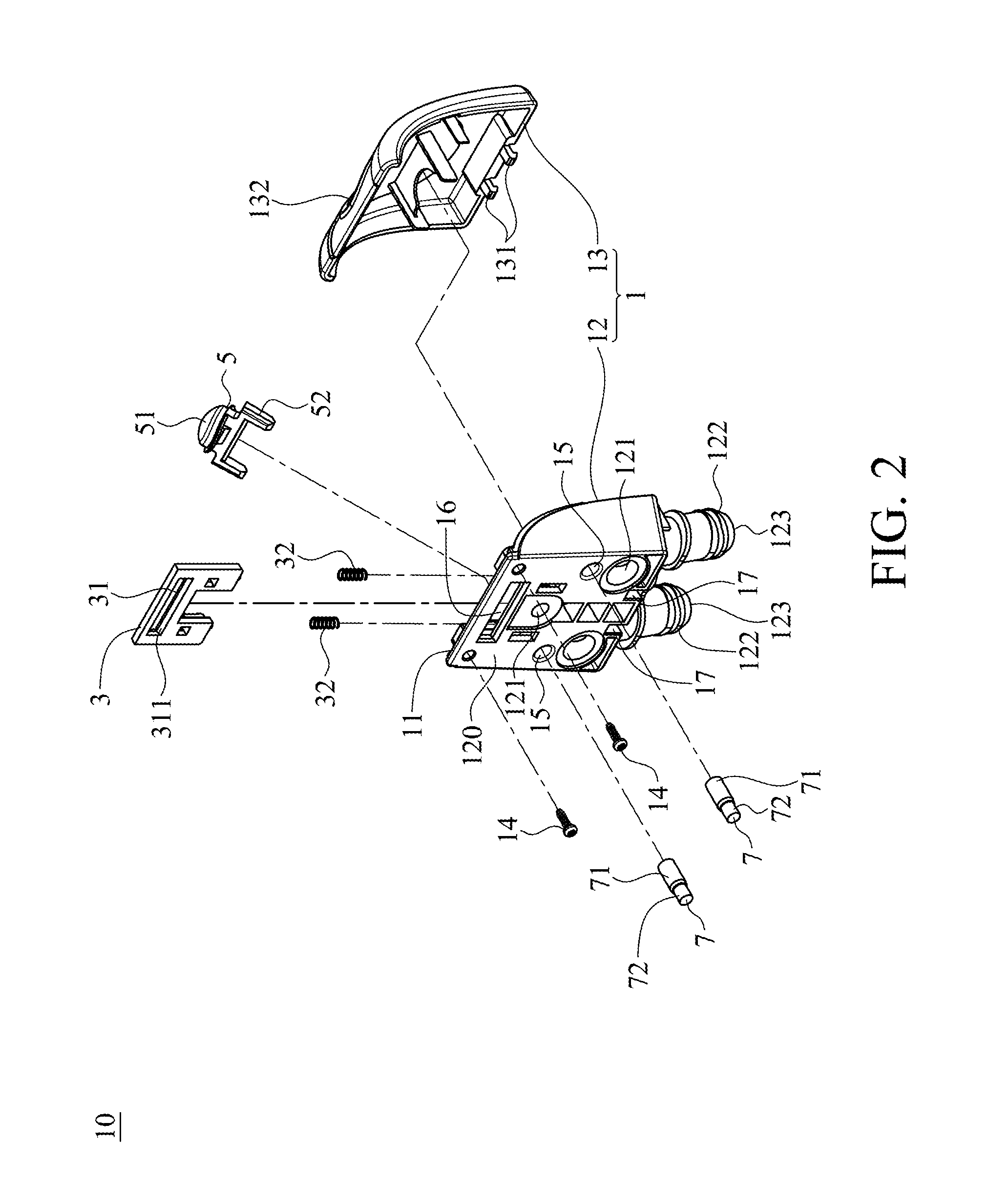Gas communication device, gas supply assembly and gas supply adjustment method