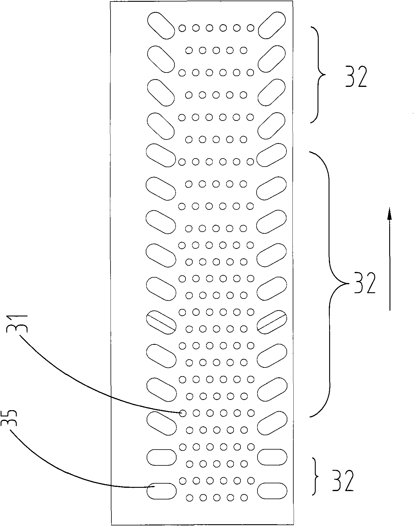 Jet cooling device for heat treatment furnace