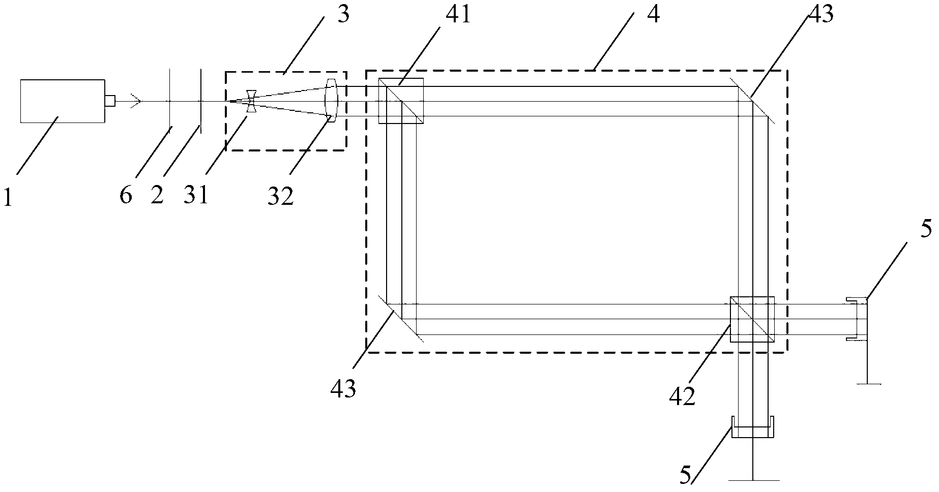 Double-light-beam exposure system and method for manufacturing photonic crystal mask layer