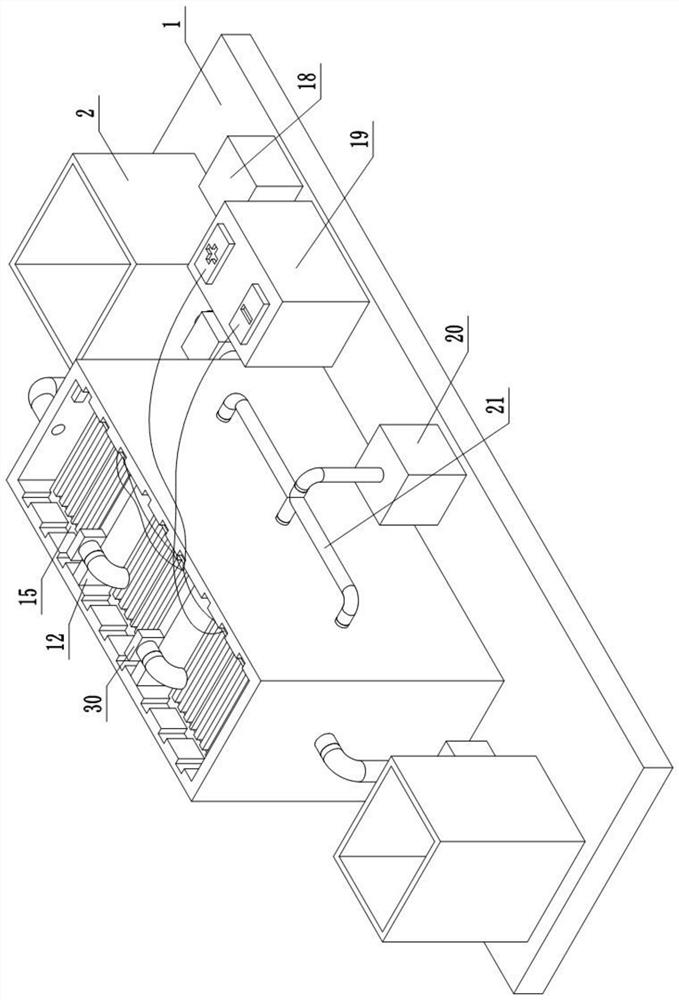 Electric flocculation-self-cleaning membrane wastewater treatment device