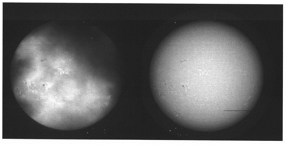 H alpha cloud removing method based on quite sun chromospheres background processing