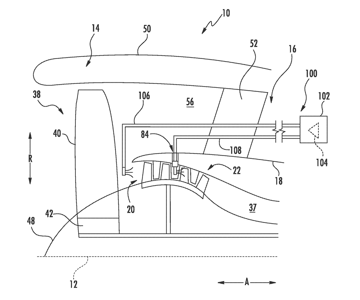 Gas turbine engine wash system