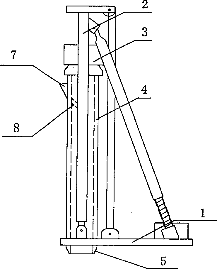 Soft foundation composite ground base construction method for field pouring pipe pile with large diameter