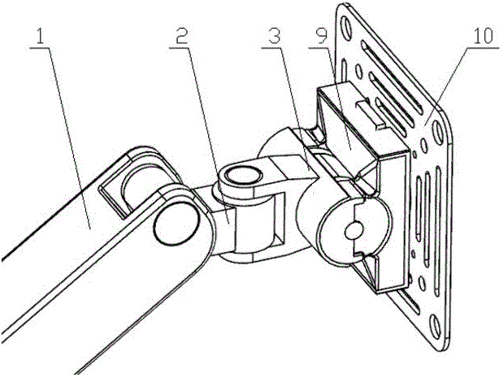 Anti-loosening bracket joint device with multiple friction plates