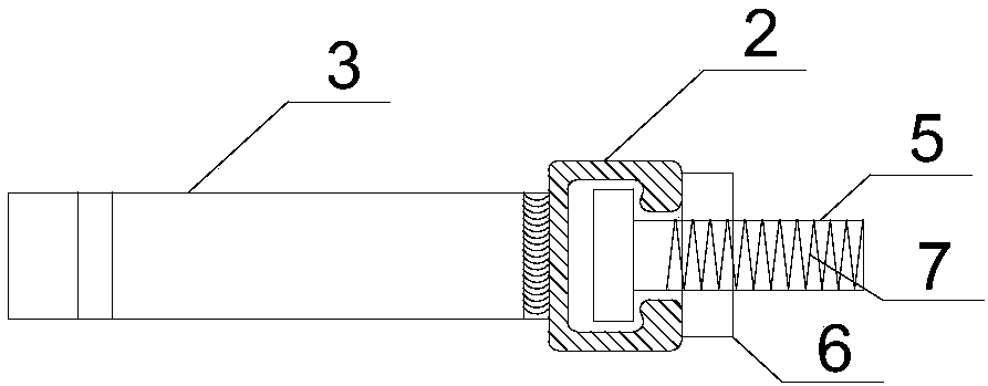 U-shaped beam pre-buried channel anti-drawing test device and method