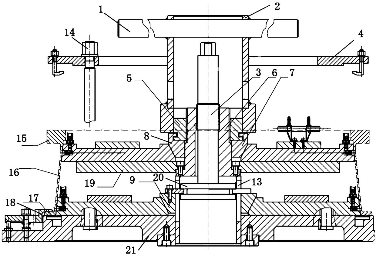 Engine outer duct casing welding device and method