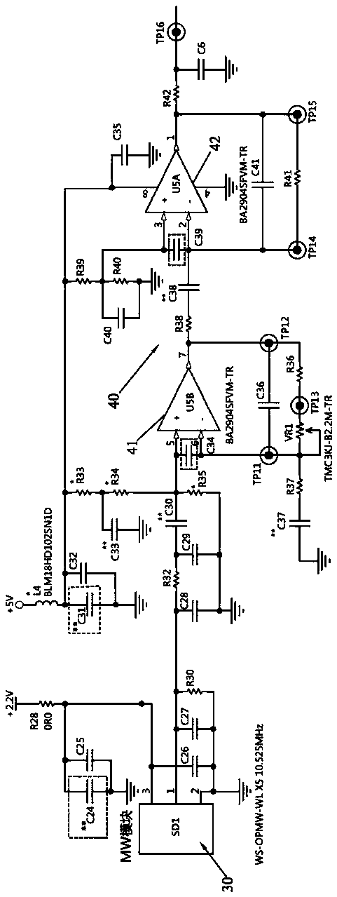 Dual-technology detector based on temperature bidirectional compensation